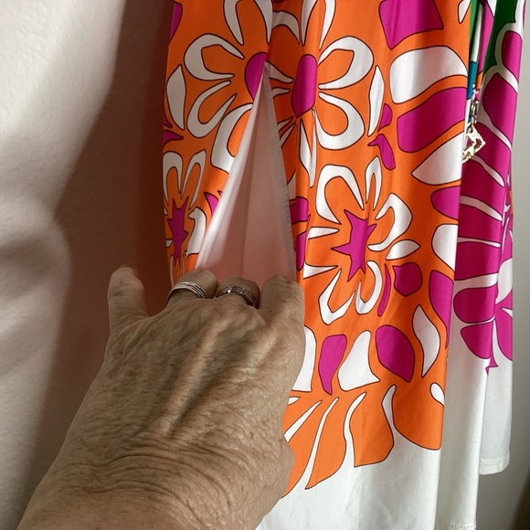 Trina Turk Tamarindo Beach Dress Cover Up Halter Top Med - Picture 7 of 10